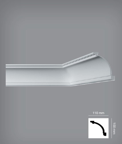 Cornisa decorativa 110 x 100 mm | A20C Bovelacci