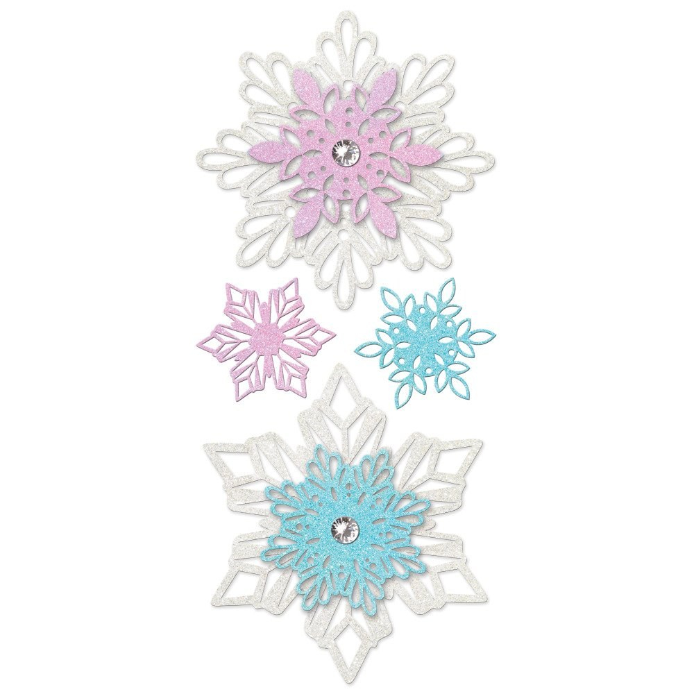 Ornamente FROZEN SNOWFLAKES | 12,1 cm x 26,6 cm | EMB0021SCS ka-international.ro