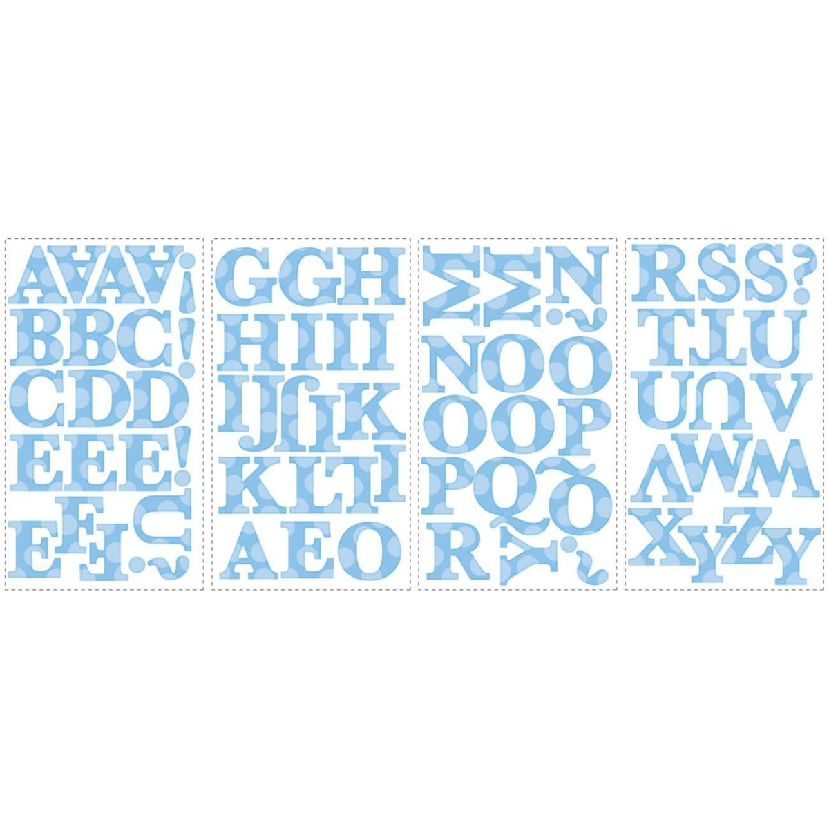 Stickere educative EXPRESS YOURSELF blue | 4 colite de 25,4 cm x 45,7 cm ka-international.ro